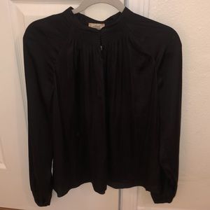 Aritzia size M black silk top